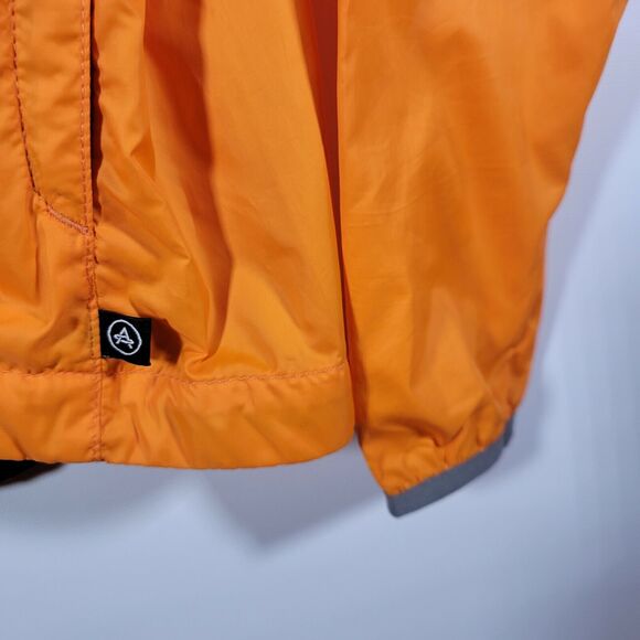 AETHER ORANGE LIGHTWEIGHT CYCLING RIDING FULL ZIP WINDBREAKER JACKET SIZE 0 / XS - Picture 2 of 8